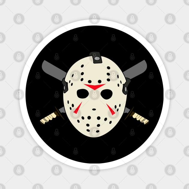 Jason Hockey Mask Magnet by CultTees